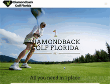 Tablet Screenshot of diamondbackgolfflorida.com